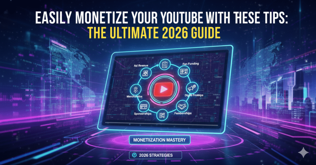 Easily Monetize Your YouTube with These Tips: The Ultimate 2026 Guide