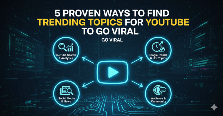 5 Proven Ways to Find Trending Topics for YouTube to Go Viral