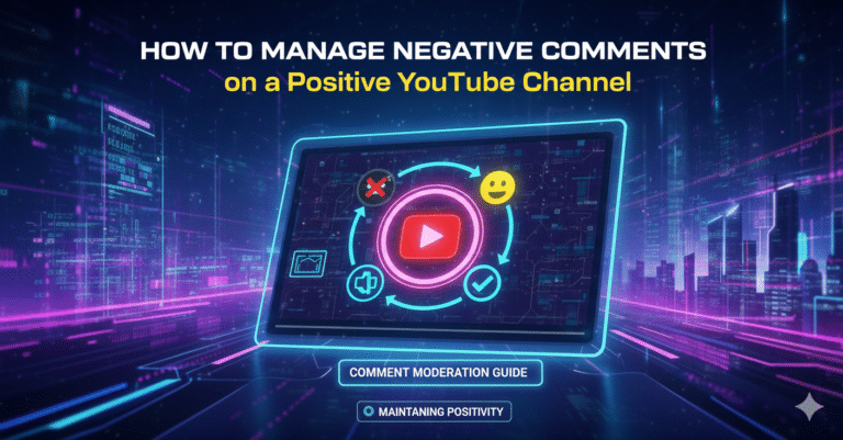 How to Manage Negative Comments on a Positive YouTube Channel