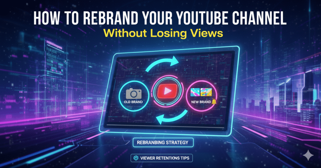 How to Rebrand Your YouTube Channel Without Losing Views