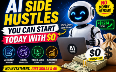 AI Side Hustles You Can Start Today with $0′