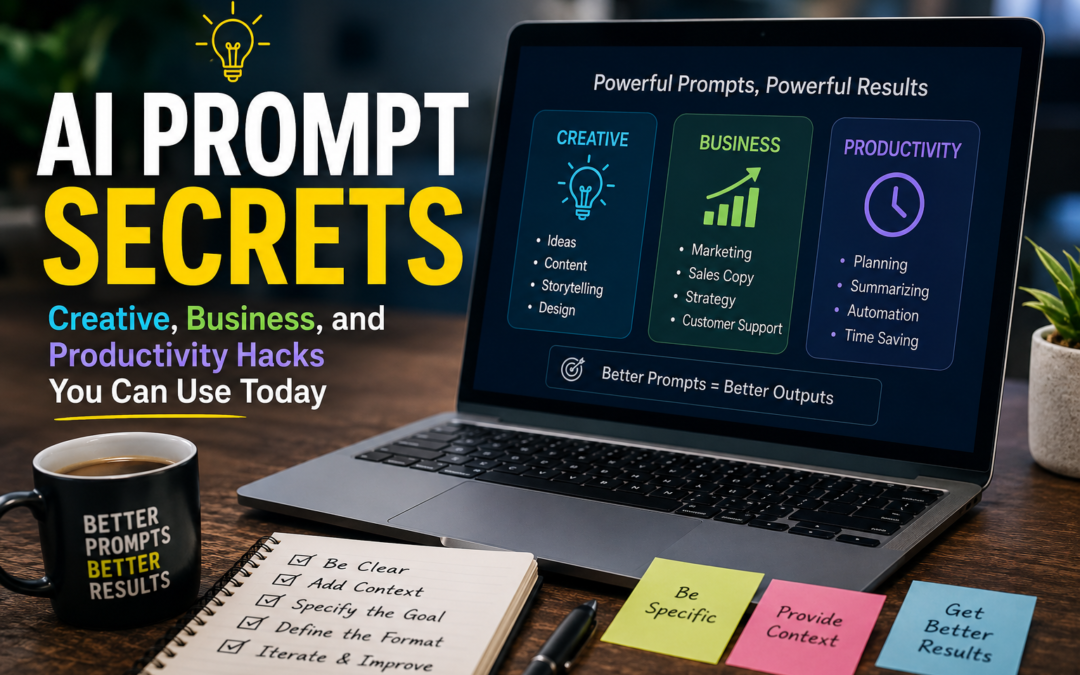 AI Prompt Secrets: Creative, Business, and Productivity Hacks You Can Use Today